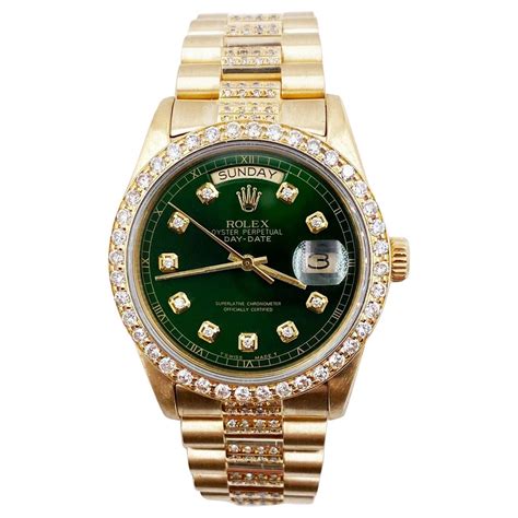 rolex 18038 green dial|18038 Rolex day date.